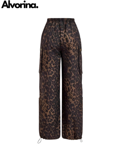 Alvorina™ Leopard Cargo Pants