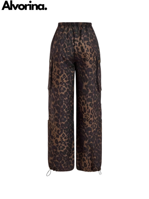 Alvorina™ Leopard Cargo Pants