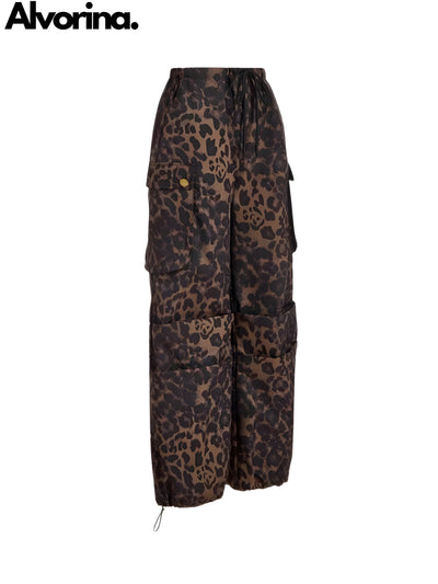 Alvorina™ Leopard Cargo Pants