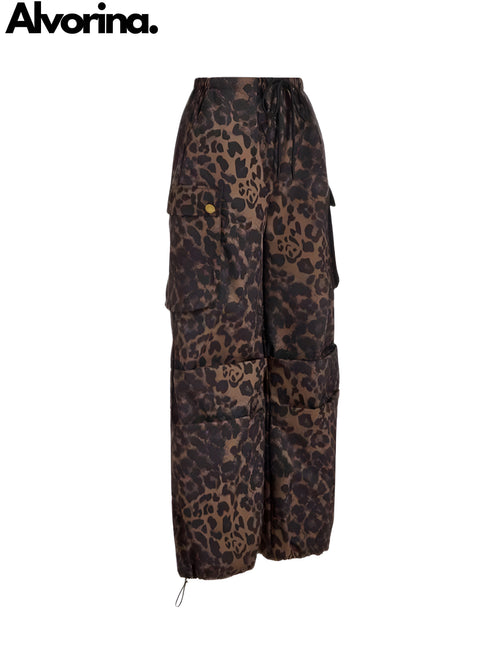 Alvorina™ Leopard Cargo Pants