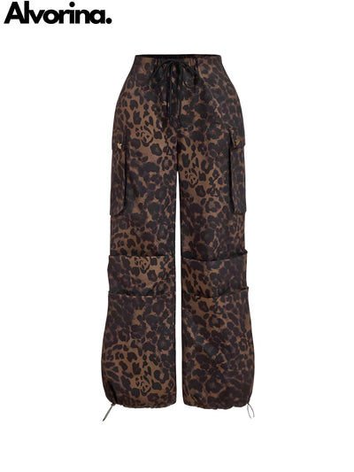 Alvorina™ Leopard Cargo Pants
