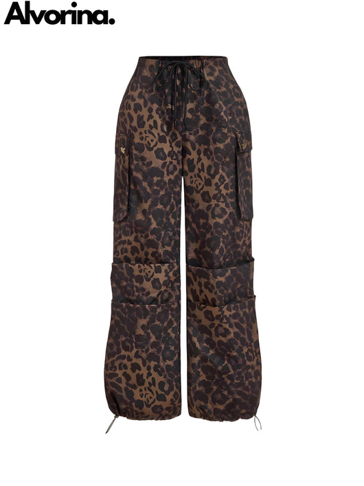 Alvorina™ Leopard Cargo Pants