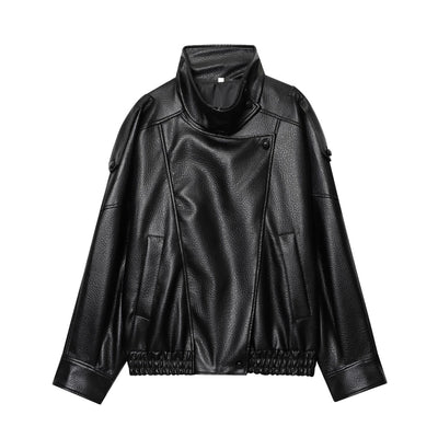 Alvorina™ Faux Leather Coat