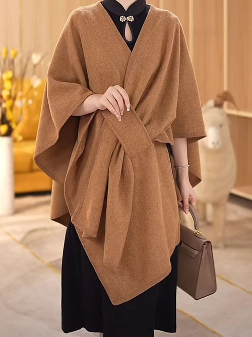 Falling Maple Cape Shawl