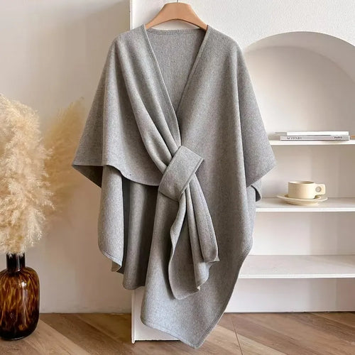 Falling Maple Cape Shawl